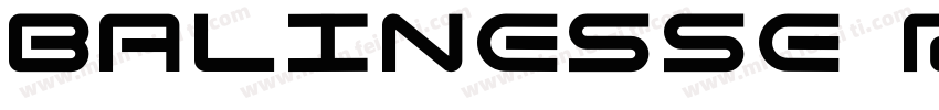 balinesse regular字体转换